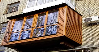 Внешняя отделка балкона Кирово-Чепецк цена от 1026 руб. м/2.